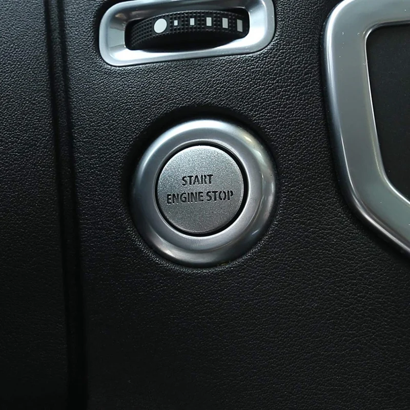Наклейка на кнопку переключателя Newengine Start Stop для LR4 Discovery 4 и Land Rover Range Sport 2010-2013