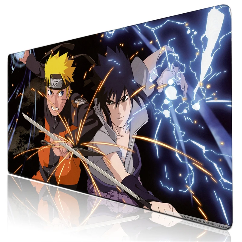 

Anime Mouse Pad Gaming Accessories Gabinete Gamer Keyboard Desk Mat Non-Slip Laptop Mousepad Kakashi Gaara Sasuke Design-Narutos