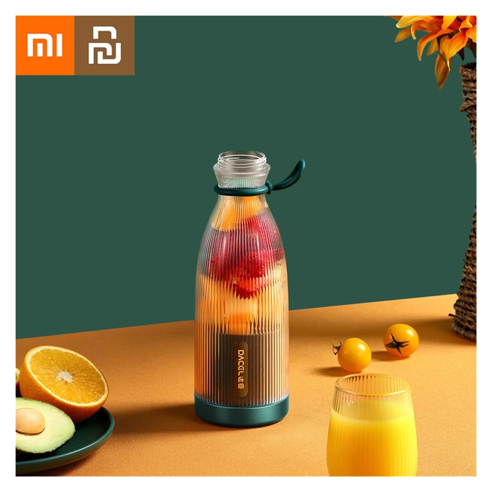 

Мини-соковыжималка Xiaomi Youpin, портативная соковыжималка для фруктов с беспроводной зарядкой