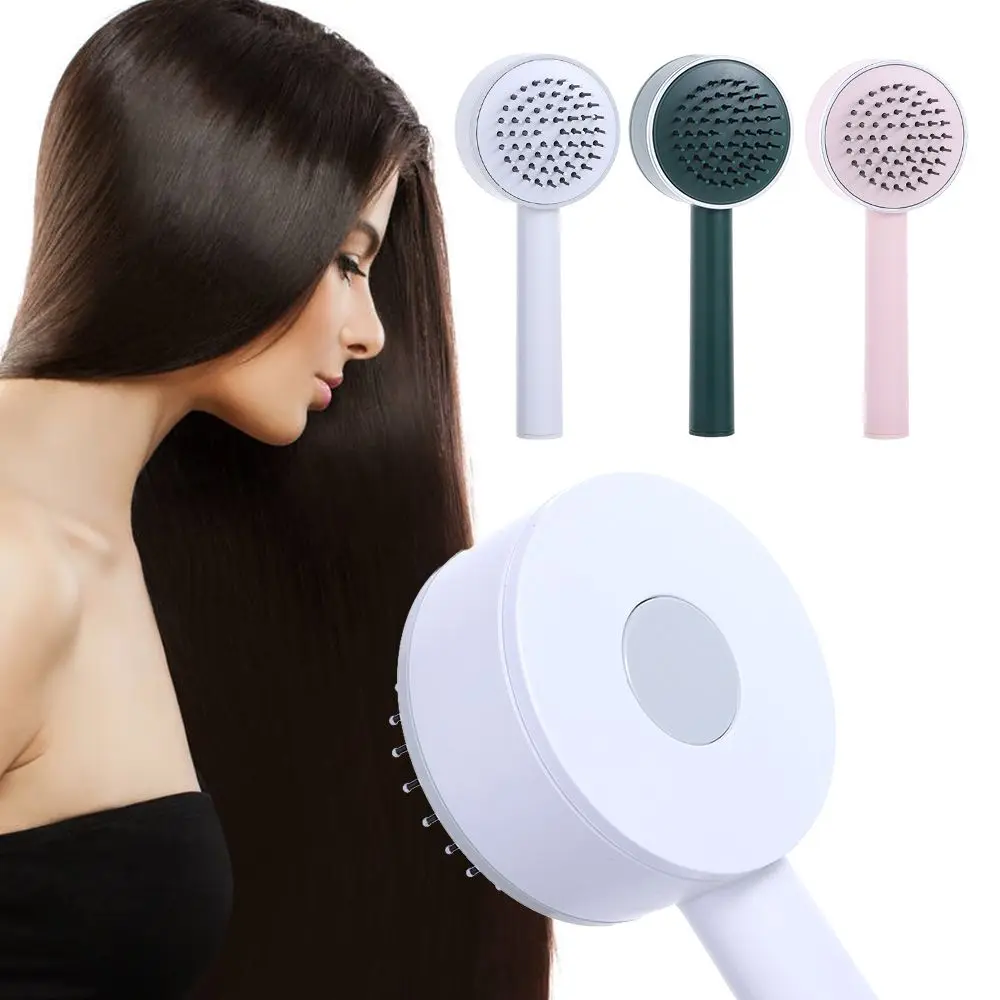 

Self Cleaning Hair Comb Scalp Massager Brush 3D Air Cushion Hairdressing Salon Hair Grooming Tool Improves Circulation