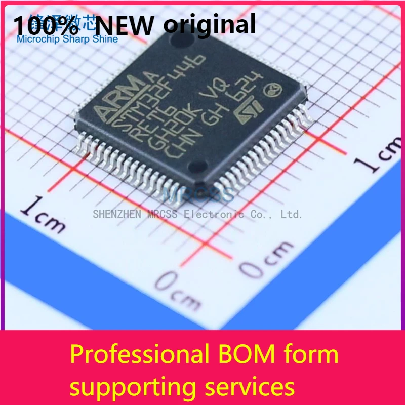 

MCU 32-Bit STM32F ARM Cortex M4 RISC 512kB Flash 64-Pin LQFP Tray - Tray STM32F446RET6 100% оригинал