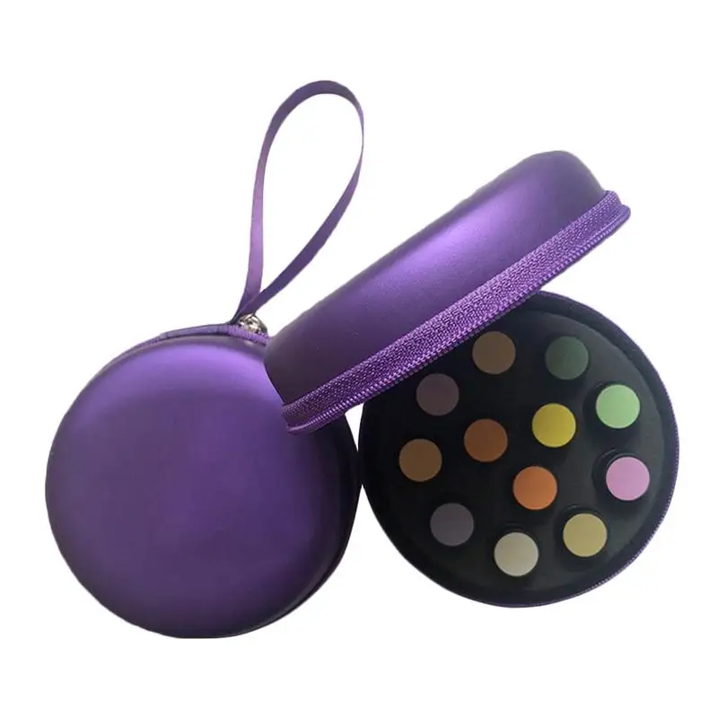 

Портативная прочная сумка для хранения, 10 ячеек, 1 мл, 2 мл, бутылочки для эфирного масла, конфетница для кошельков, рюкзаков, ящиков, CW