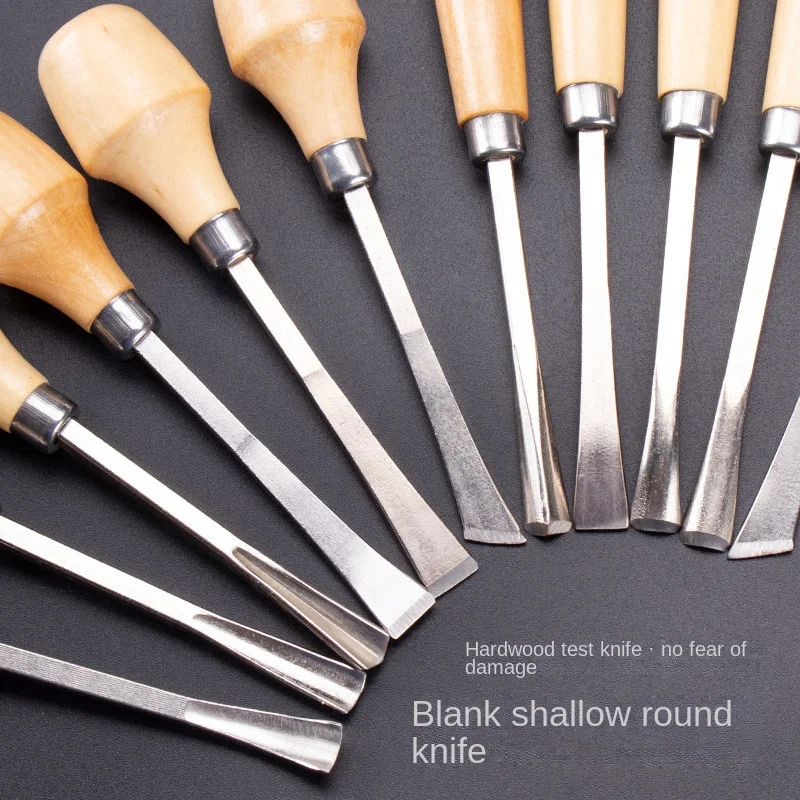 

Carved Chisel Hand Carved Wood Carving Cutter Root Carving/Graver/Chisel Wood Chisel Set Thumb Straight Handle