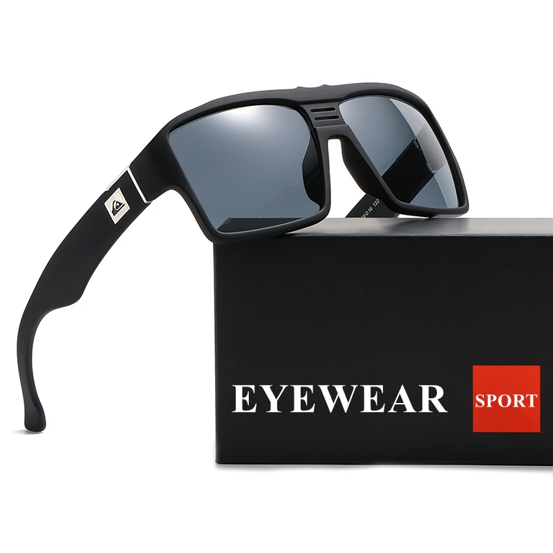 Модные солнцезащитные очки для мужчин и женщин большая уличная оправа крупные