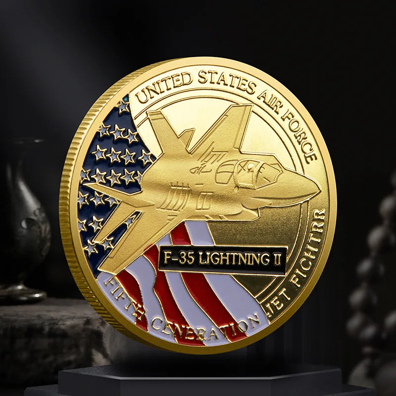 

Памятная монета ВВС США F-35