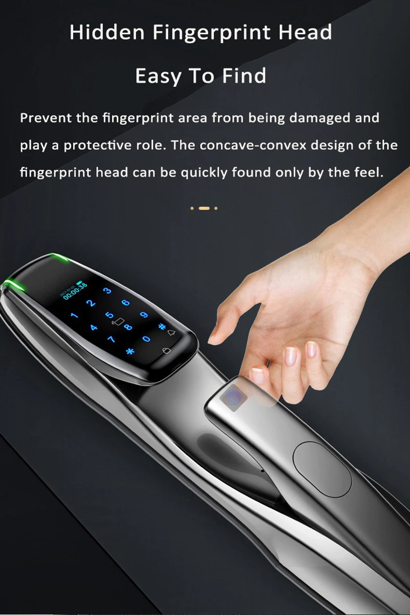 Дверной замок с Wi-Fi и управлением через приложение |