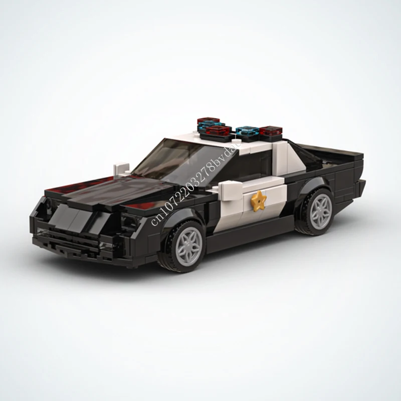 

358PCS MOC Speed Champions Highway Patrol Police Car Model Building Blocks Technology Bricks DIY Creative Assembly Kids Toy Gift