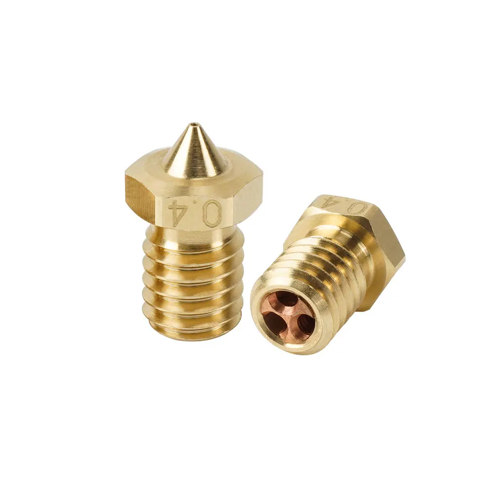 

1PCS E3D V6 CHT Brass Nozzle High Flow Nozzles 0.4mm 0.6mm 0.8mm For 1.75mm PLA Filament 3D Printer Parst