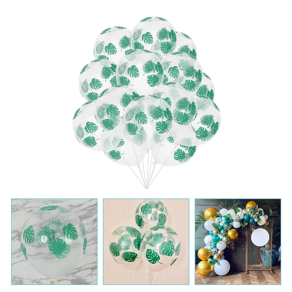 

Balloons Jungle Party Theme Helium Birthday Palm Wedding Leaves Green Mylar Animals Balloon Decor Supply Delicate Hawaiian