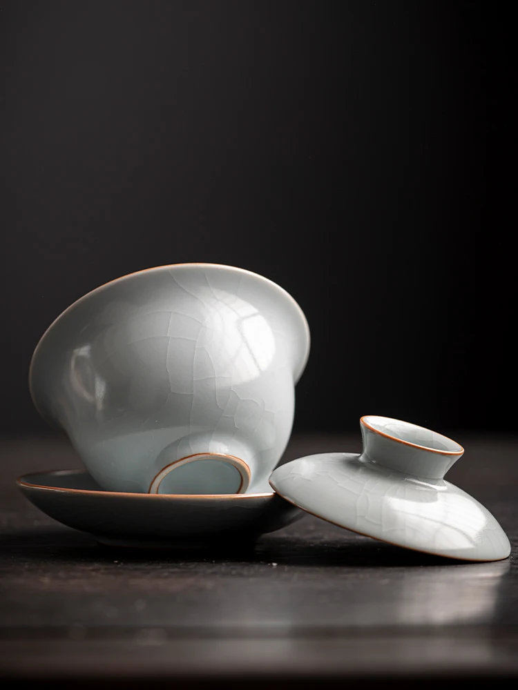 Чайная посуда Gaiwan Chawan набор из чаши для супа китайские кружки кунг-фу фарфоровая