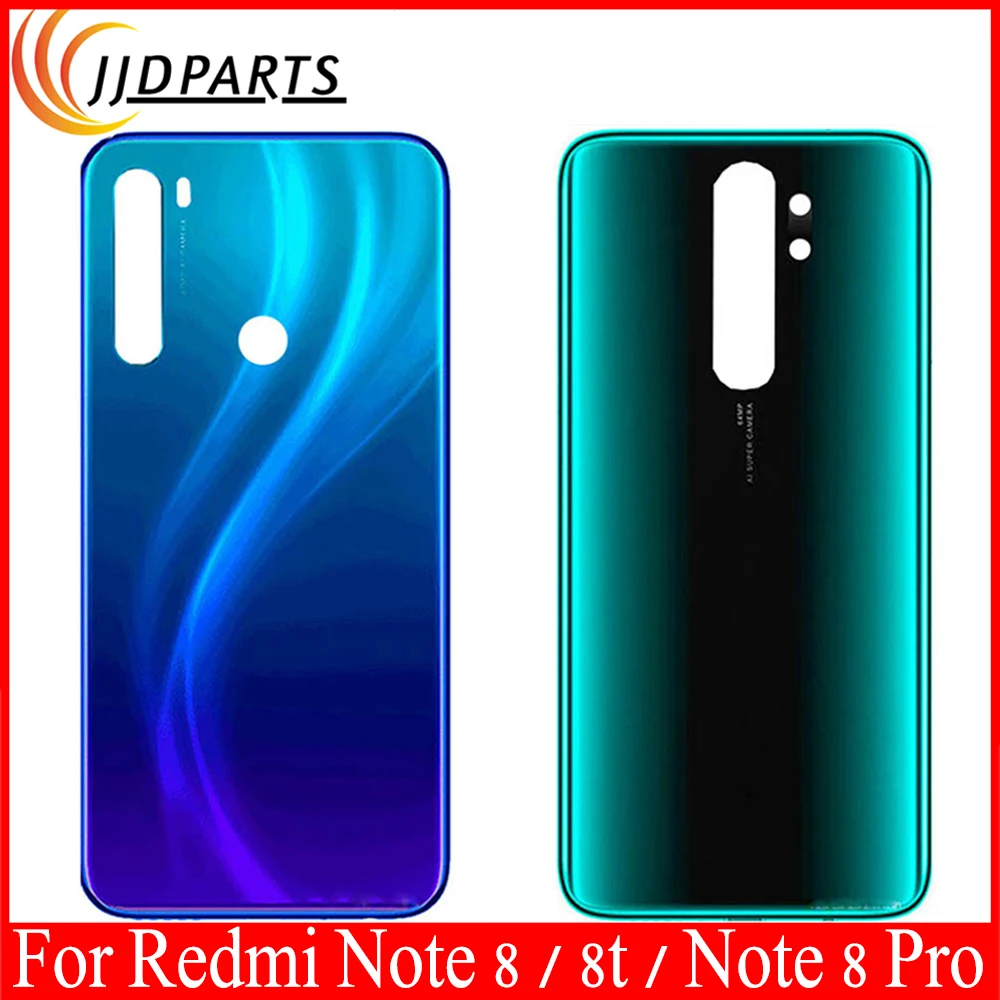 

New For Xiaomi Redmi note 8 pro Battery Cover Back Glass Panel Rear Housing case For Redmi note 8 pro Back battery Cover door