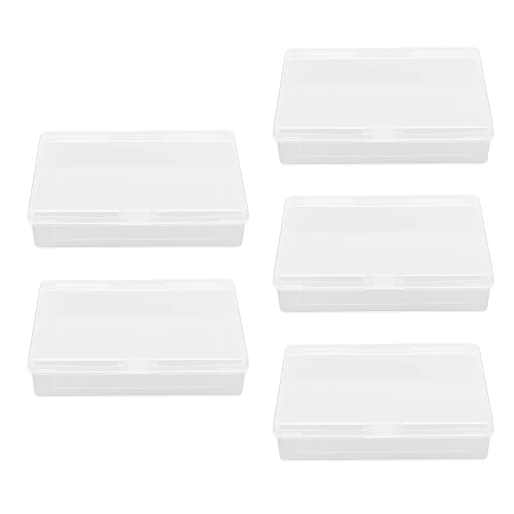 

Cards Storage Case Box Playing Poker Organizer Boxes Rectangular Emptycontainer Gaming Trading Game Aming Deck Holder Clear
