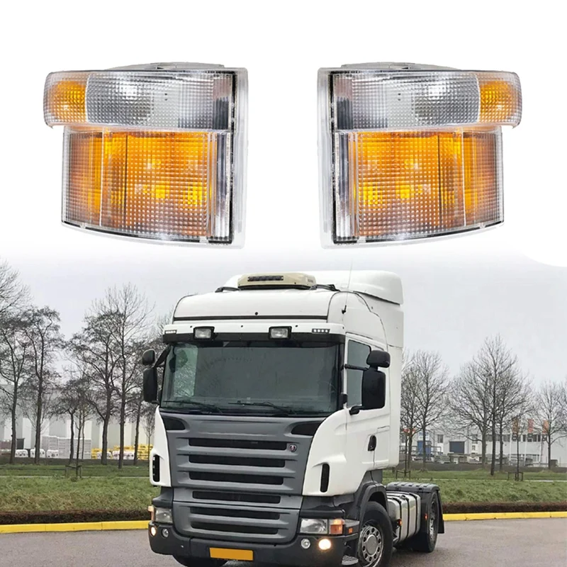 

2 шт. боковые угловые фары для грузовика Scania 114 G400 P400 R420, угловые фары 1387155 1385410