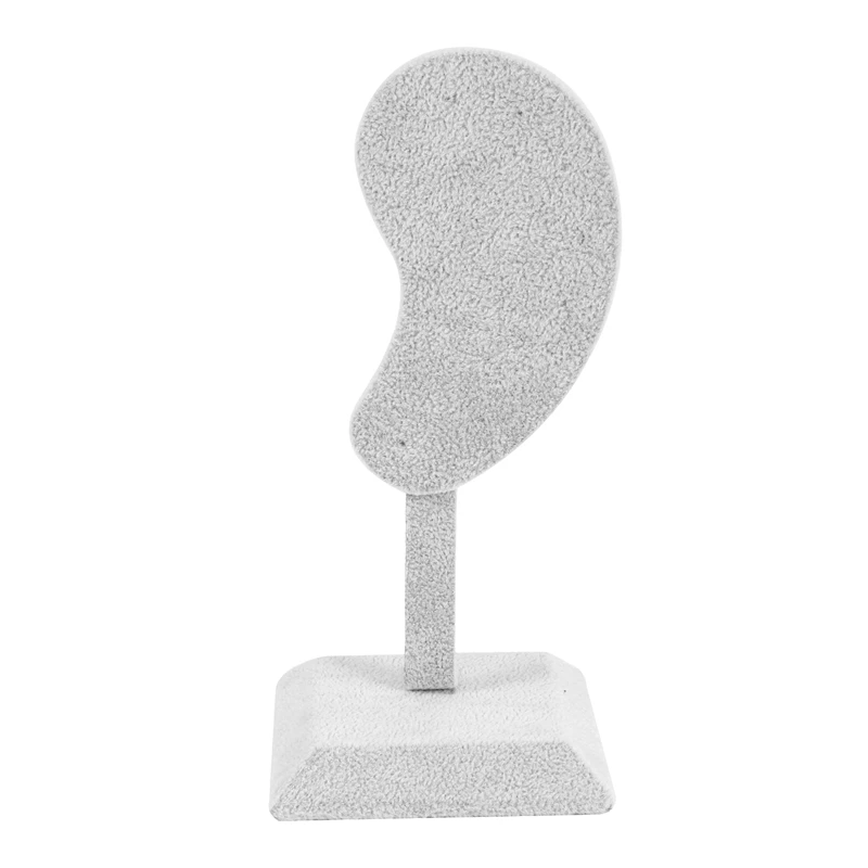 

Fashion Earring Display Stand Multi-Color Microfiber Earring Holder Ear Clip Stud Jewelry Display Organizer Stand