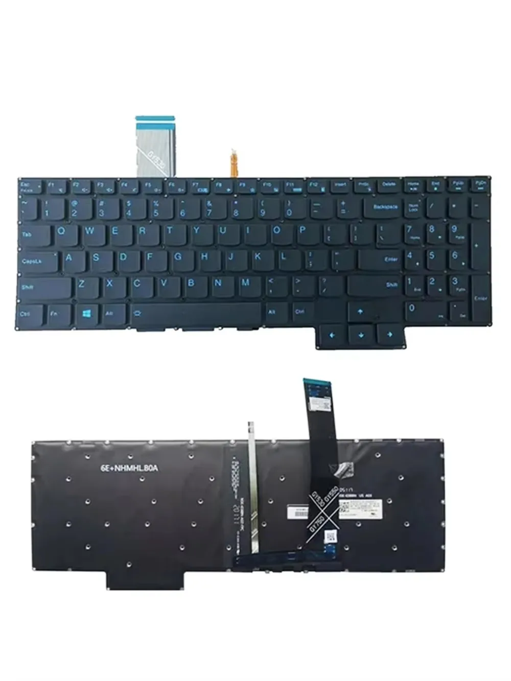 Клавиатура для Lenovo Legion 5 Pro 16ith6 16ach6h 16iah7h 15ach6 17ach6 5-15imh05 с подсветкой Blue US Layout