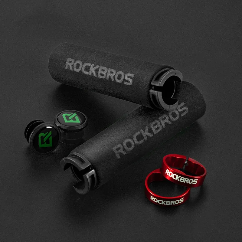 

Sponge Cycling Grips Bicycle Handlebar Anti-skid Shock-absorbing Cycling Grips Ultraight Mountain Bike Ultraight Grip