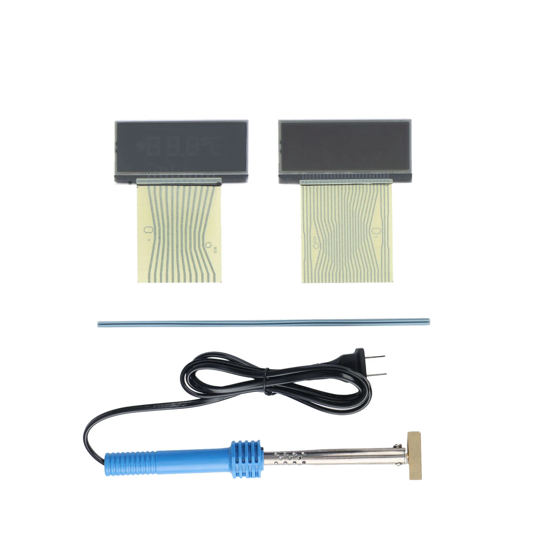 

Car Dashboard LCD Display for Mercedes E-Class(W210), Right+Left Display and Soldering T-Iron + Rubber T-Tips