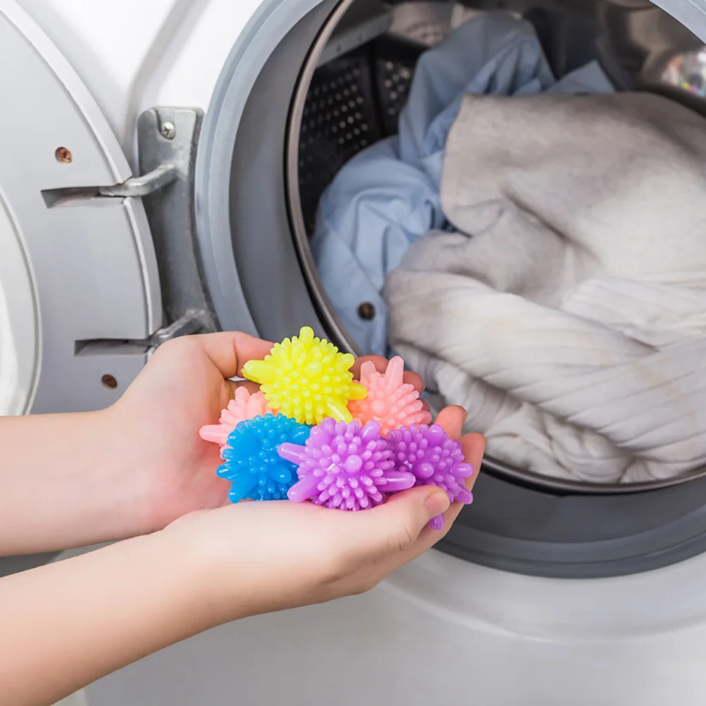 

Magic Washing Tool Reusable PVC Dryer Balls for Washing Machine Cleaning Drying Fabric Softener Ball Laundry Balls Solid New