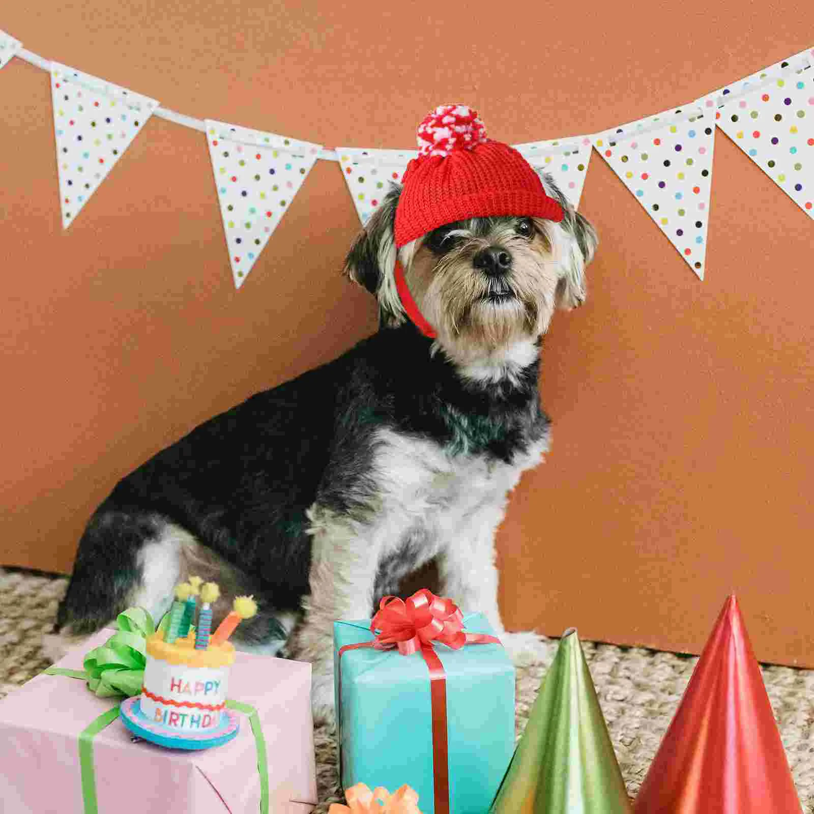 Рождественские шапки для домашних животных головные уборы костюмы на Хэллоуин