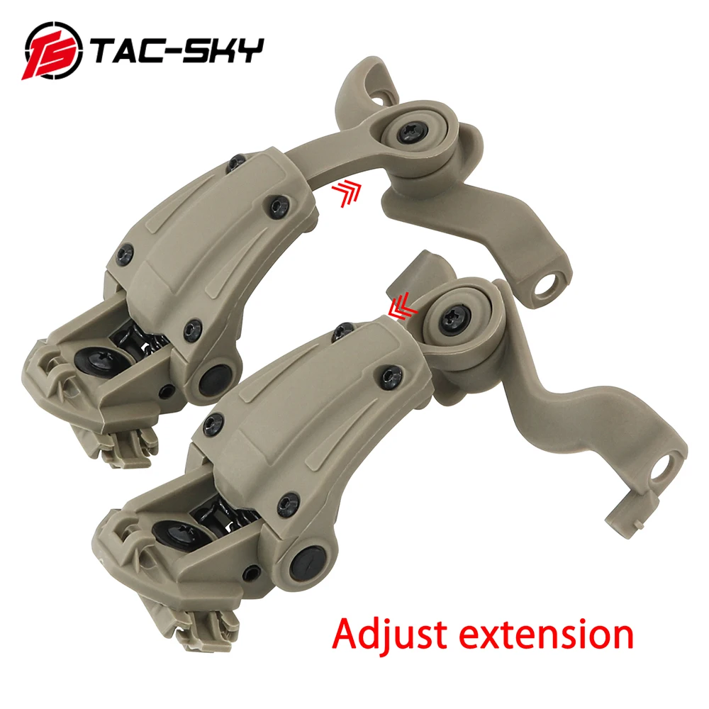 TS TAC-SKY Tactical Helmet ARC Rail Adapter Mount compatible with EARMOR M32-MOD3 / M32H-MOD3 Civilian version headset