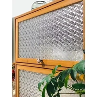 200cm 3d window stickers heat insulationwall decor thickness window glass film wall decor static cling vinyl window film