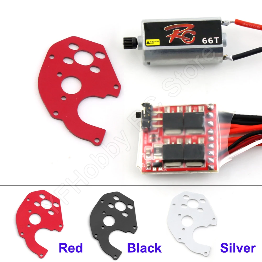 

NEW 050 66T Brushed Motor With 30A ESC For Axial SCX24 AXI90081 Gladiator Bronco C10 JLU Deadbolt 1/24 RC Crawler Parts