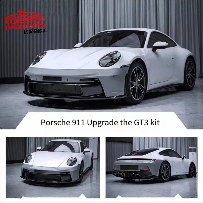 Фото Комплект обвеса STLF 911 GT3 (передний и задний бамперы) для Porsche Carrera 911 992 2019-2024: Обновление до стиля 911 GT3 №3