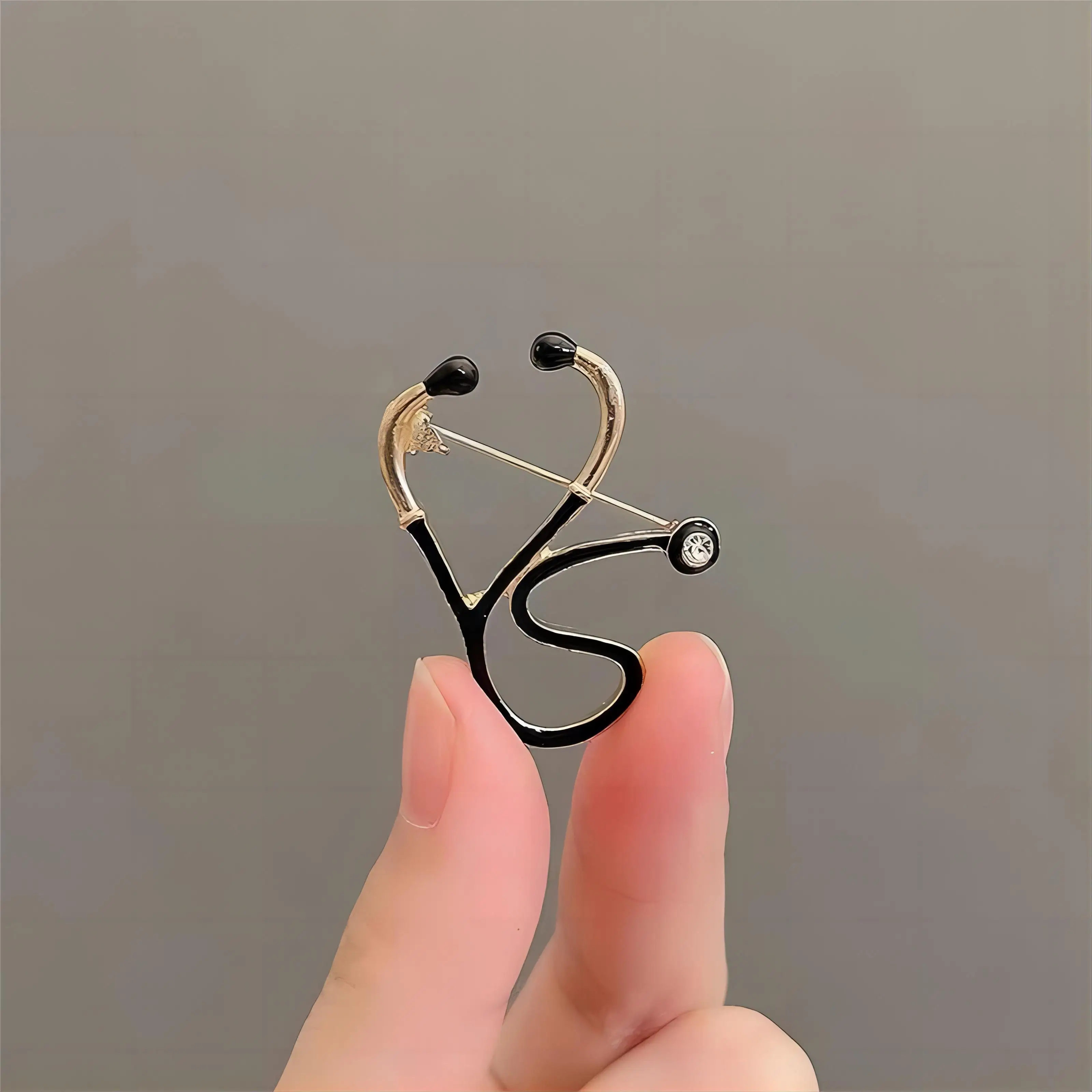 Эмалированные броши-стетоскопы для женщин унисекс булавки медицинских