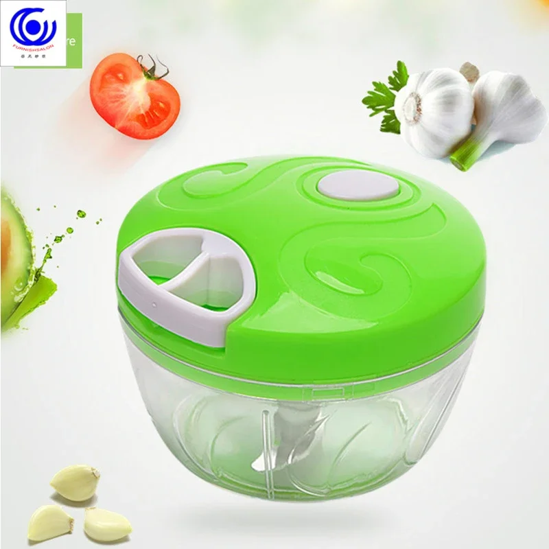 Многофункциональный измельчитель овощей машина для моток мяса ручной кухонный 4