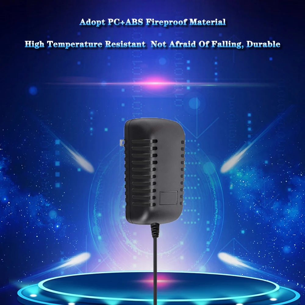 Печатная ручка постоянного тока 12 В 1 А 2 адаптер питания британского стандарта