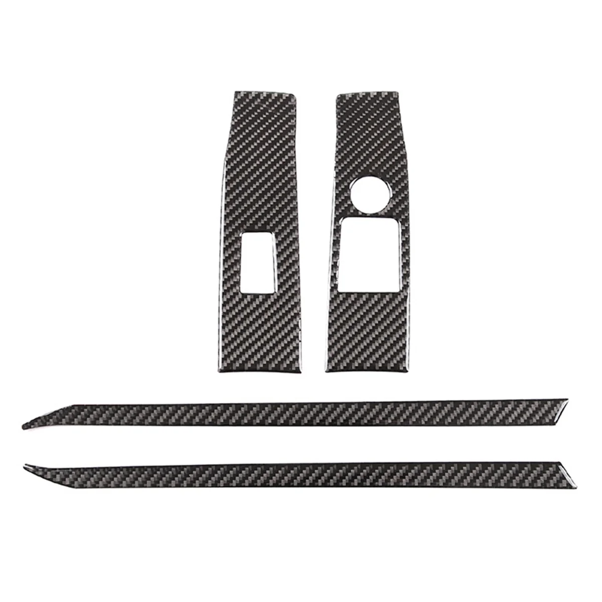 Для Toyota Supra GR A90 2019-2023 мягкое углеродное волокно Автомобильная дверь подлокотник