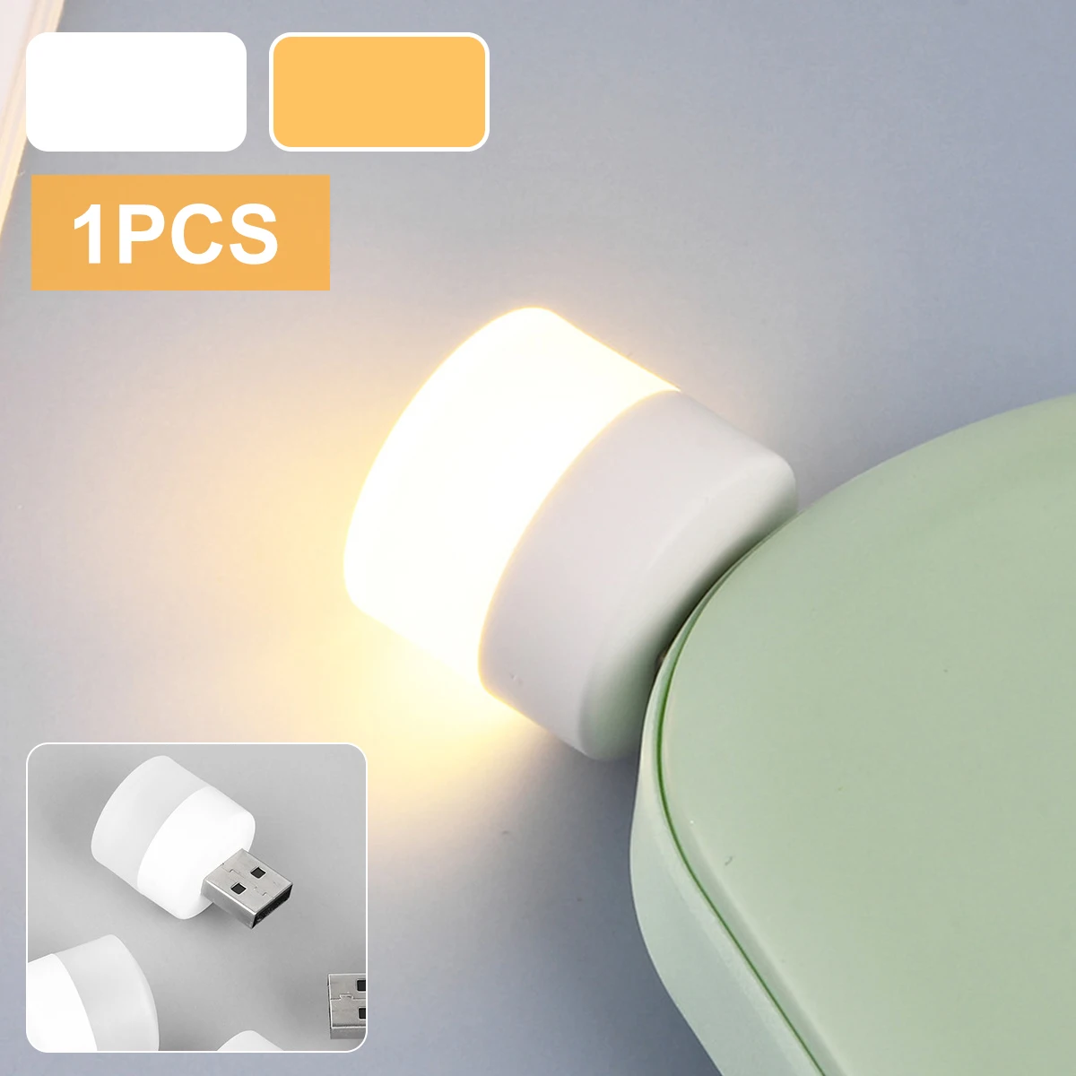 

Mini USB Night Light Baby Lamp Portable Home Night Light Eye Protection Sleeping Night Lamp Mobile Power Charging Book Light