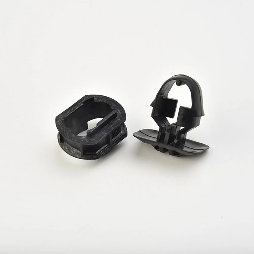 

Heat Resistant Waterproof Easy Installation Clips W/ Grommet Car Gloss A0099884278 Accessories Black Nylon Side