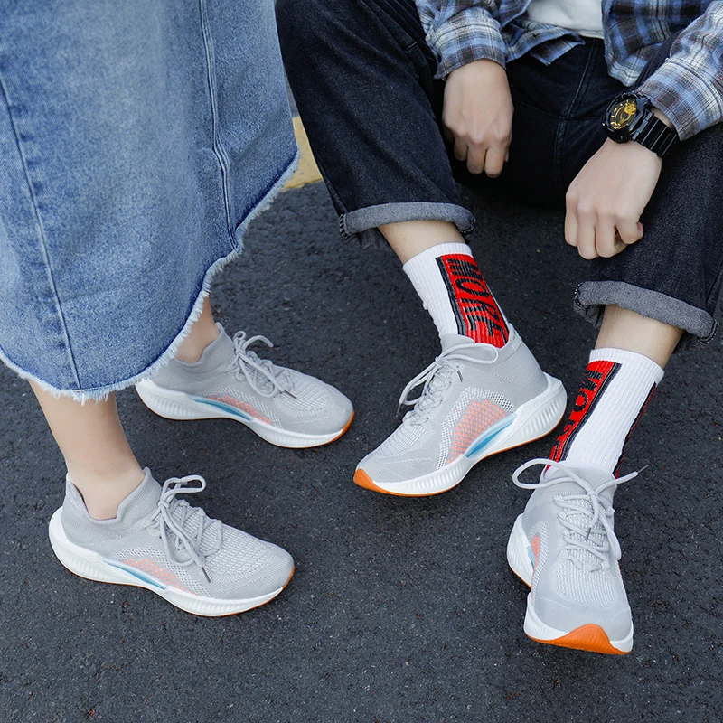 Cushioning Men Running Shoes for Women Breathalbe Athletic Sports Jogging Shoes Ultralight Training Sneakers male