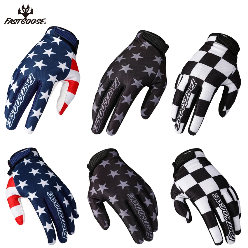 Enlarge FH FTGOOSE Full Fingers Racing motorbike gloves dirt bike Bicycle cycling part glove bike moto Protective gear accessories fge2