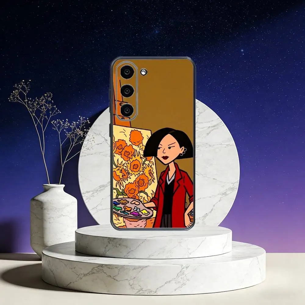 Фото Крутой чехол для телефона Jane Lane Daria Morgendorffer для Samsung Galaxy A73, A72, A71, A70, A53, A52, A51 и других моделей, мягкий черный чехол. №4