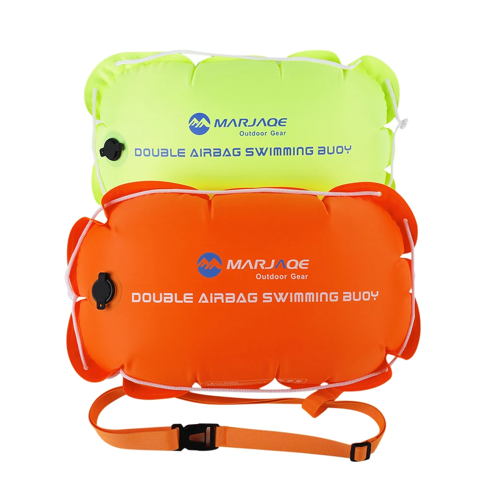 

Outdoor Safety Training Swimming Buoy with Waist Belt Water Sports Lifesaver Float Signal Tow Bag for Swimming