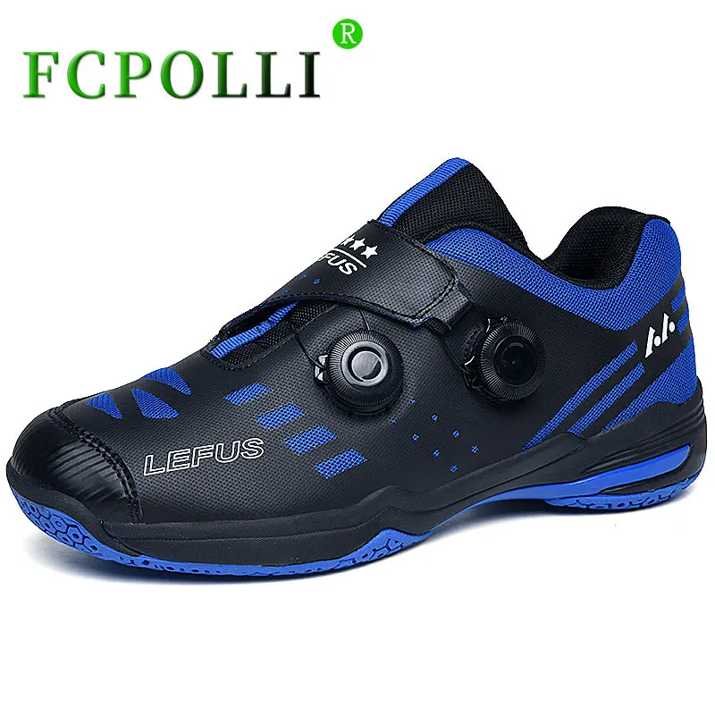 

2022 New Men Indoor Sports Shoes Wearable Table Tennis Shoes For Unisex Quick Lacing Mens Badminton Shoe Brand Tennis Shoes Boy