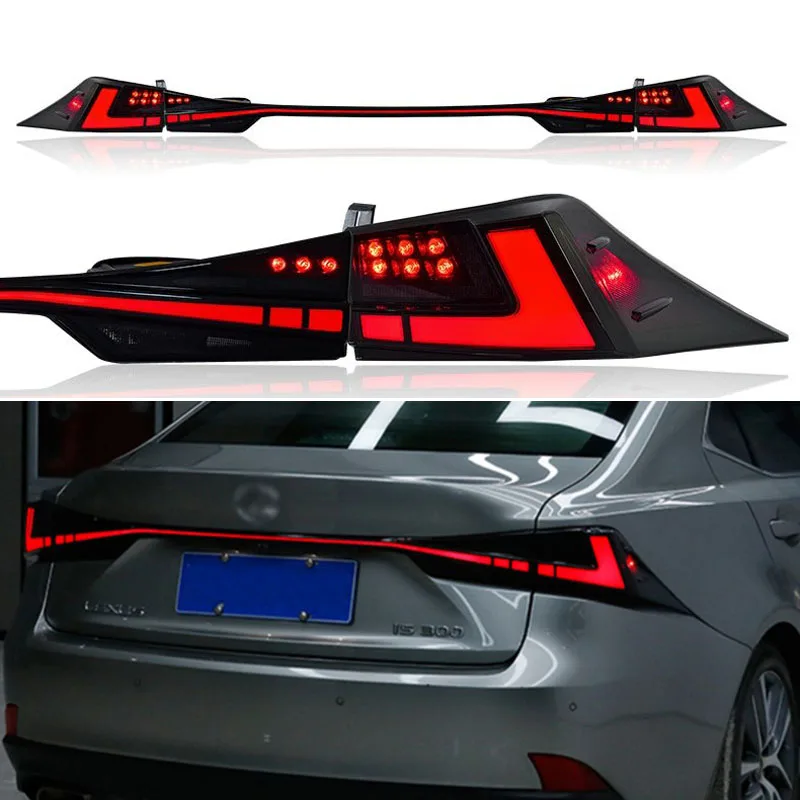 

LED Car Taillight For Lexus IS250 IS300 IS350 2013 - 2020 Brake Reverse Rear Running Dynamic Turn Signal Indicator Tail Lamp