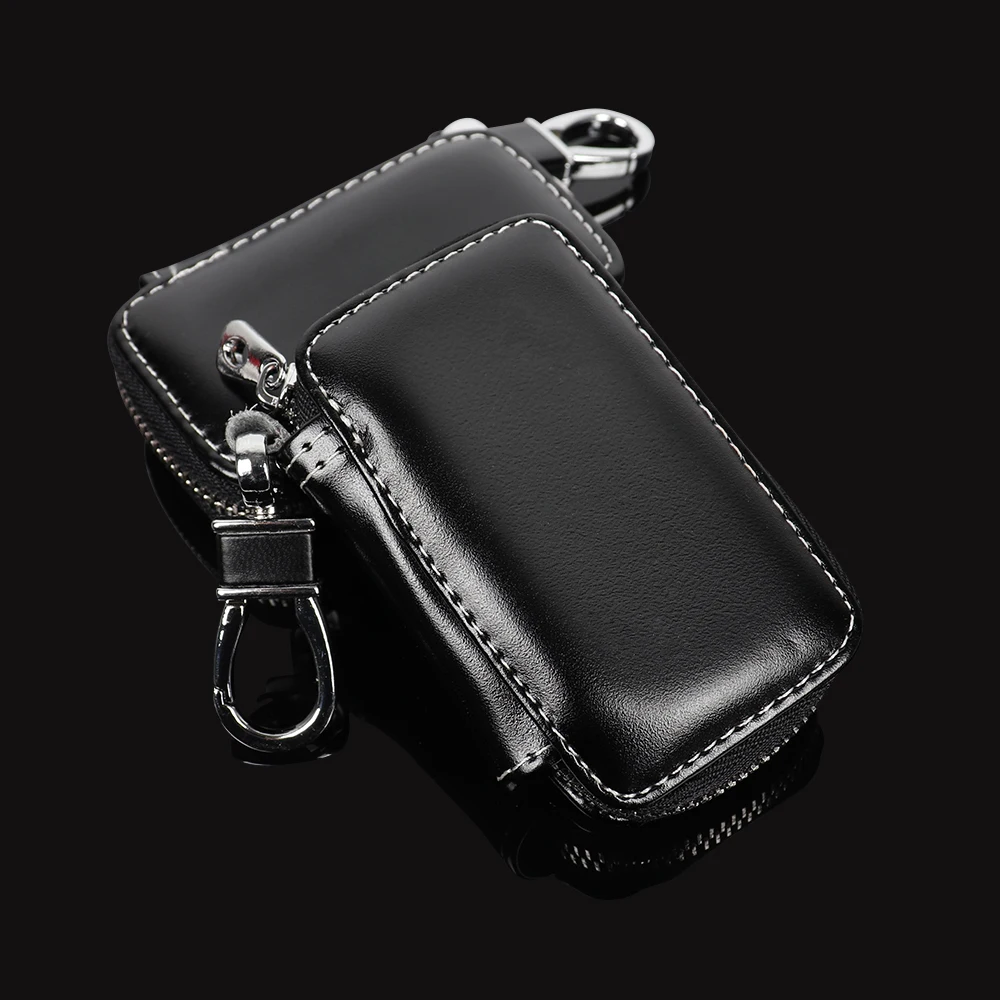 

1x Leather Car Remote Key Case Interior Accessories For Skoda Octavia 2 3 Fabia 2 Superb 2 3 Kodiaq Rapid A5 A7 MK1 MK2 MK3 Yeti