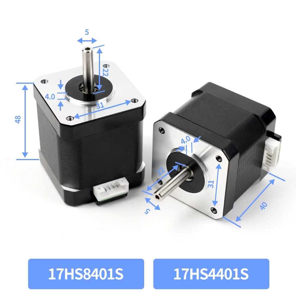 Nema17 Шаговый двигатель 1 5 А 40 Н.см 17HS4401S-CZ Двигатель с замкнутым контуром 17HS8401S-CZ 2 48