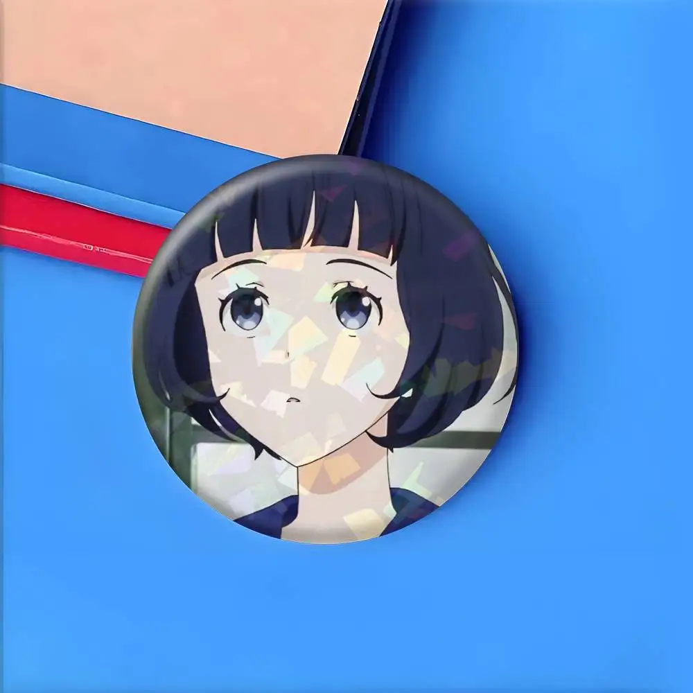 Фото Милые аниме-значки K-Kageki S-Shojo, круглые, 25, 32, 44, 58, 75 мм, для косплея, украшение для сумок, подарки для фанатов, друзей, броши, сувениры №5