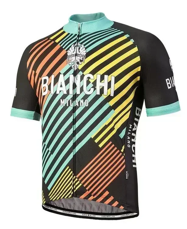 Новый летний комплект из трикотажа для велоспорта с короткими рукавами Maillot Ropa