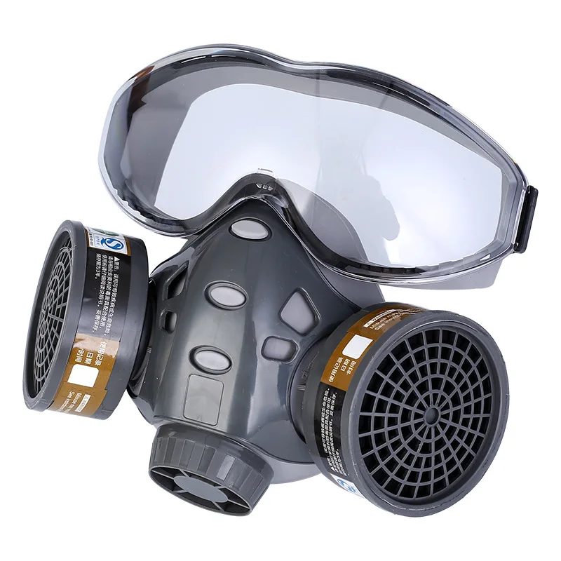 

Защитная маска с фильтрами, защитные очки с активированным углем для распыления краски, пестицидов, украшения, формальдегида