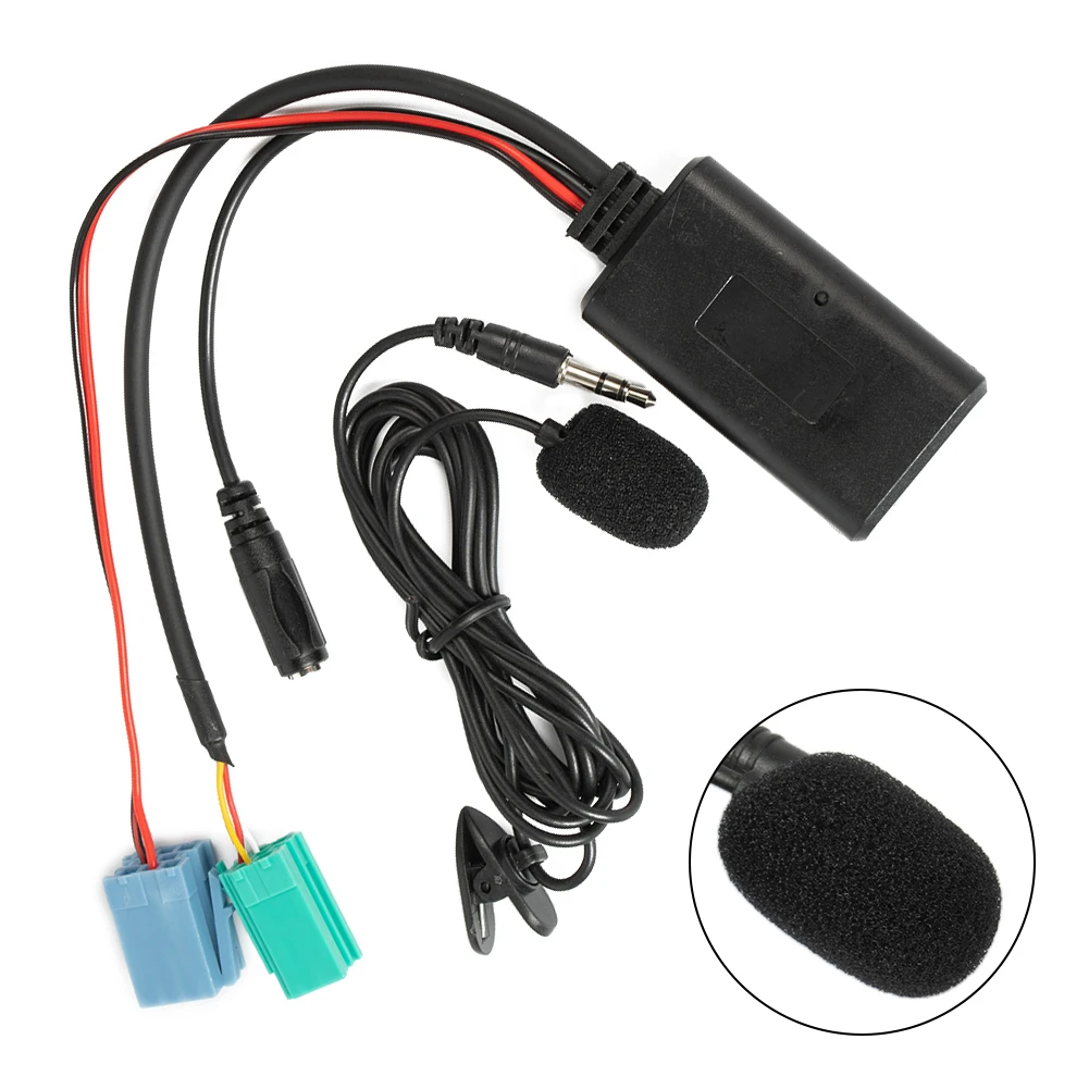 

Car Bluetooth 5.0 Stereo Audio AUX Input Cable MINI Plug For Renault For Clio For Espace For Kangoo For Laguna For Megane 05-11