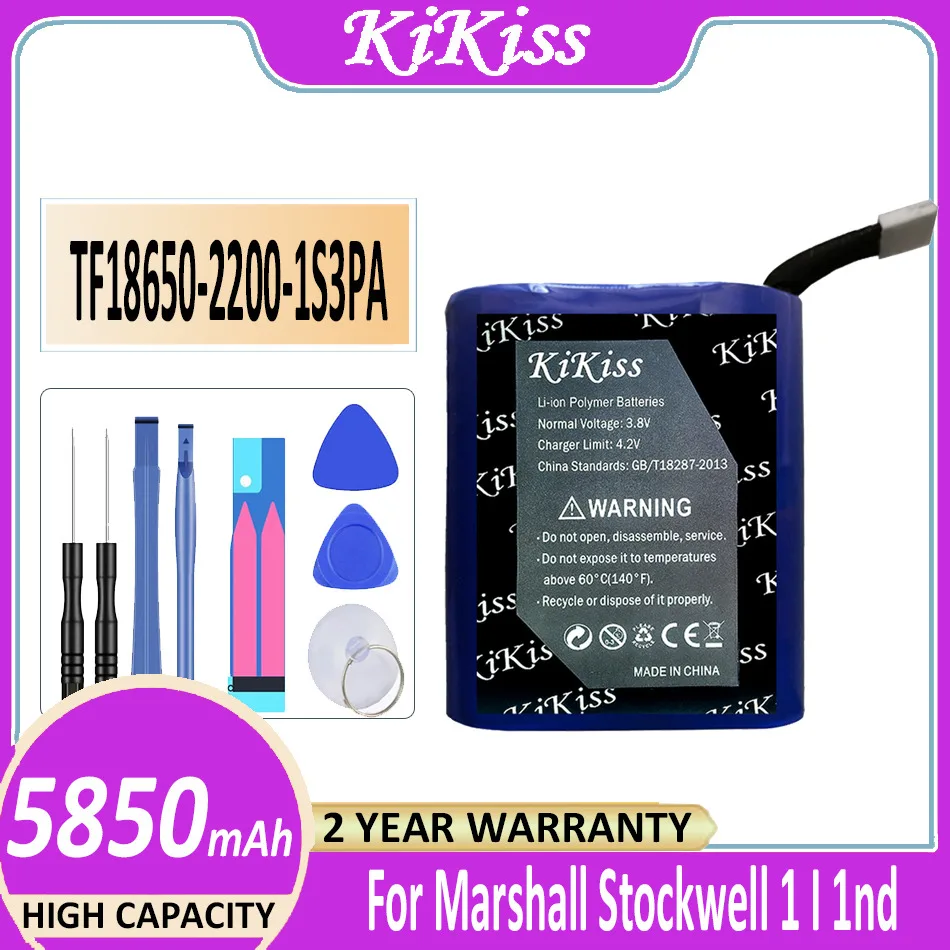 

Original KiKiss Powerful Battery TF18650-2200-1S3PA 5850mAh For Marshall Stockwell 1 Stockwell1 I 1nd