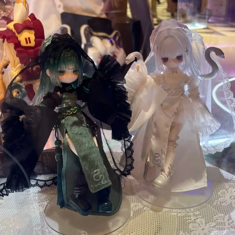 Фото В наличии: Новая коллекционная шарнирная фигурка Luluelf Story Limited Hang Card Ghost Hand Viper BJD, масштаб 1/12, в слепой коробке №4