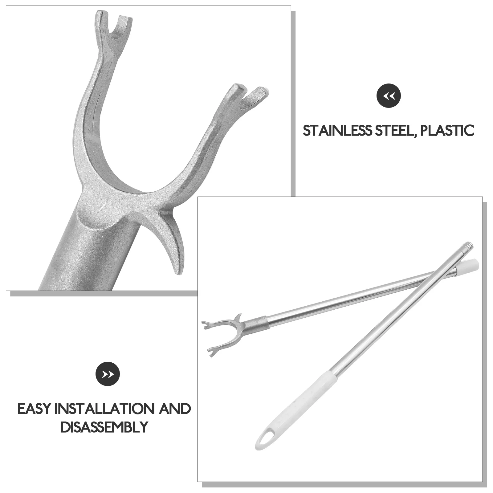 Регулируемый стержень для одежды штанги уличная веревка белья нержавеющая сталь