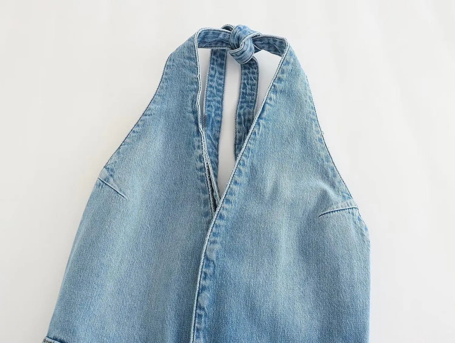 Jenny&Dave Washed Old Denim Jumpsuit American Retro Ladies Fashion Casual Overalls Women