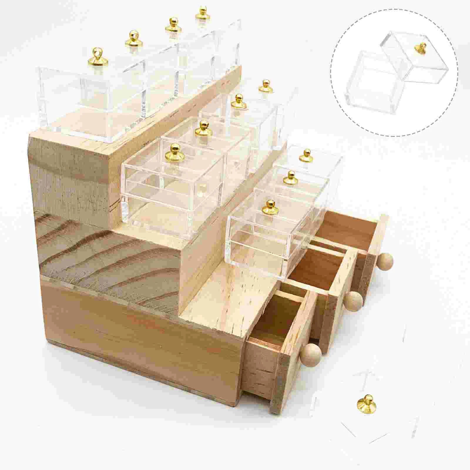 

Cajas Para Guardar Juguetes Dollhouse Display Box Mini Cake Stand Miniature Candy Case